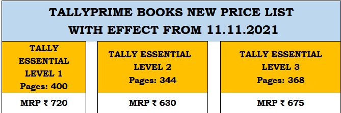 Read more about the article TALLY PRIME BOOKS