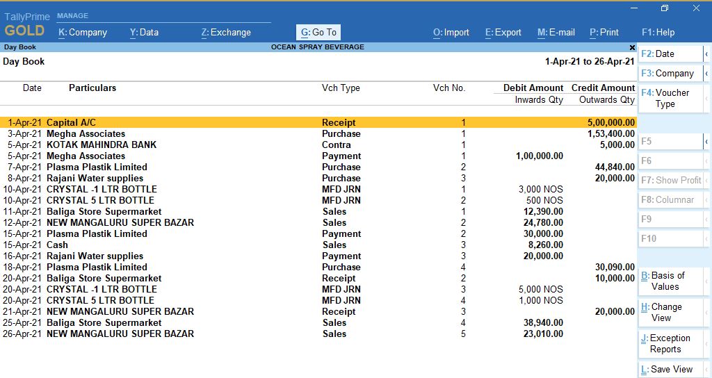 Learn Tally Prime With Example Series 1