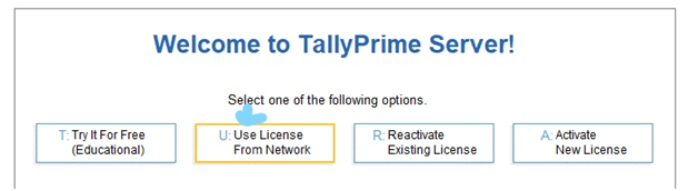 Use license from network