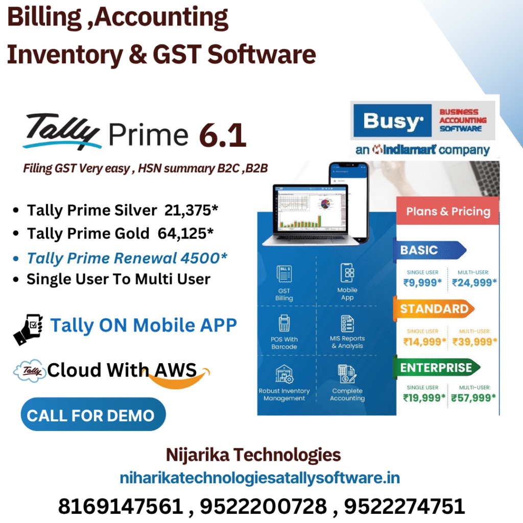 tally busy 6.1 , cloud