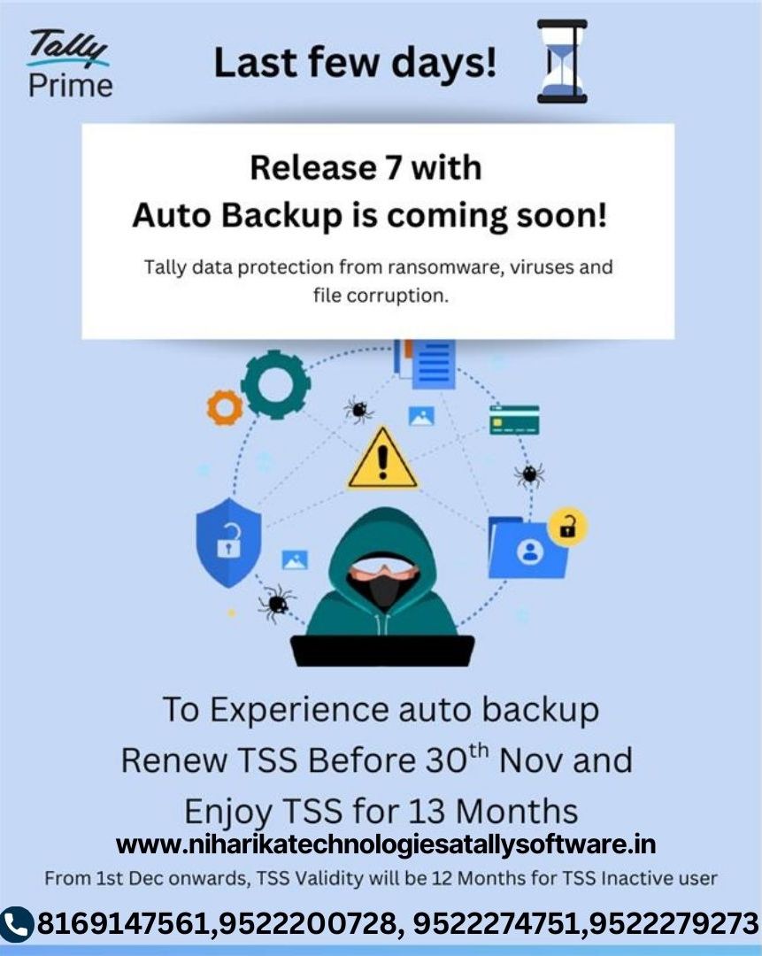 Read more about the article Tally Renewal , TSS , Tally Software Services