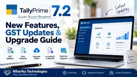 TallyPrime 7.2 Features and GST Guide