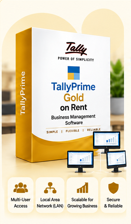 TallyPrime gold multiuser Rental Plans