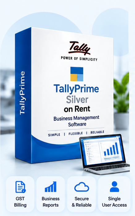 TallyPrime silver single user Rental Plans